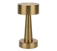 Well home lámpara de mesa color oro recargable con 16 luces led y 3 modos de iluminación ø20,9x8,9cm