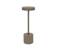 Well Home Lámpara de Mesa color Taupe con 24 luces LED blanco cálido con 3 modos de iluminación Ø8x34,2cm