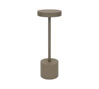 Well Home Lámpara de Mesa color Taupe con 24 luces LED blanco cálido con 3 modos de iluminación Ø8x34,2cm