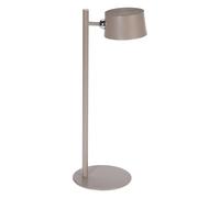 Well Home Lámpara de mesa LED recargable USB-C Ø14,5x35,5cm en color Arena con 3 modos de luz