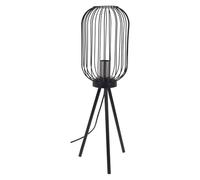 Well Home Lámpara de pie en metal color negro Ø60x175cm