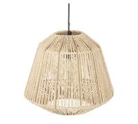 Well home - lámpara de techo rústica añade un toque cálido a tu hogar con esta pantalla de cuerda ø29 cm
