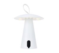 Well home lampara sobremesa recargable blanca ø15x17cm 16 cm