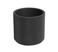 Well Home Maceta de Rotomoldeo Coro Round carbón Ø40x36