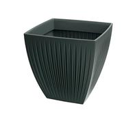 Well Home Maceta de Rotomoldeo Latia Square MIDL Ø30x30 Antracita