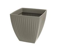 Well Home Maceta de Rotomoldeo Latia Square MIDL Ø30x30 Mocca