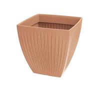 Well Home Maceta de Rotomoldeo Latia Square MIDL Ø30x30 Terracota