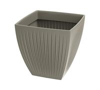 Well Home Maceta de Rotomoldeo Latia Square MIDL Ø40x40 Mocca