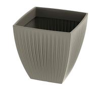 Well Home Maceta de Rotomoldeo Latia Square MIDL Ø48x48 Mocca
