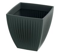 Well Home Maceta de Rotomoldeo Latia Square MIDL Ø60x58 Antracita