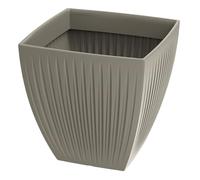 Well Home Maceta de Rotomoldeo Latia Square MIDL Ø60x58 Mocca
