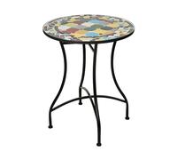 Well Home Mesa bistro diseño mosaico Ø60x71cm