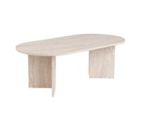 Well Home Mesa de Centro Mindanao 119x60x40cm Acabado travertino, Diseño Moderno y Elegante, Tablero 18mm en melamina, Fácil Montaje