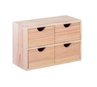 Well home - miniblock 4 cajones en madera de pino 21.5 cm