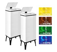 Wellhome Cubo de Basura Inteligente 60L Blanco