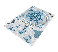 Alfombra de poliester estampada 100 x 150cm