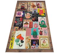 WELL HOME MOBILIARIO & DECORACIÓN Alfombra de Poliester Estampada 80 x 150cm