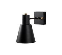 WELL HOME MOBILIARIO & DECORACIÓN Aplique de pared, metal, negro, 14x24x21, casquillo e27 max 40 w