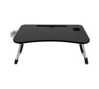WELL HOME MOBILIARIO & DECORACIÓN Bandeja de Servir plegable para cama color Negro 60x40x26cm