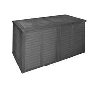 Wellhome Baúl de almacenaje para jardín XXL 750 L – 155×66×80 cm