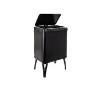 WELL HOME MOBILIARIO & DECORACIÓN - Cubo de basura inteligente, 30 L, apertura automática CON SENSOR o contacto manual, 43x35,5x26 cm, negro