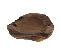 WELL HOME MOBILIARIO & DECORACIÓN Cuenco de madera de Teca Ø40cm de diseño natural y resistente