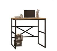 WELL HOME MOBILIARIO & DECORACIÓN Escritorio,100% Tablero de aglomerado rechapado en melamina, Color Atlantic Pino