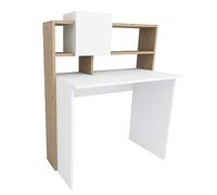 WELL HOME MOBILIARIO & DECORACIÓN Escritorio 117,8x93,6x60 Blanco-Roble Zafiro