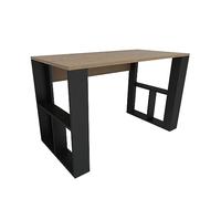 WELL HOME MOBILIARIO & DECORACIÓN Escritorio 73,8x120x60 Roble Zafiro-Negro