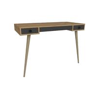 WELL HOME MOBILIARIO & DECORACIÓN Escritorio 84x120x60 Roble Zafiro - Antracita