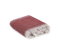WELL HOME MOBILIARIO & DECORACIÓN Funda de sofá-Plaid 170x210 Rojo clarete