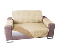 WELL HOME MOBILIARIO & DECORACIÓN Funda de sofá Versatile Antimanchas Reversible 4 Plazas Crudo y Arena