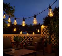 WELL HOME MOBILIARIO & DECORACIÓN Guirnalda de Luz 10 LED en blanco cálido 450x6x15cm