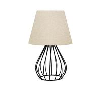 WELL HOME MOBILIARIO & DECORACIÓN Juego de 2 lamparitas de noche 33 cm. marrón, tipo e 27 Max 60 W, WH1199
