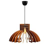 WELL HOME MOBILIARIO & DECORACIÓN Lámpara de techo 55 cm. nogal, tipo E 27 Max 45 - 60 W