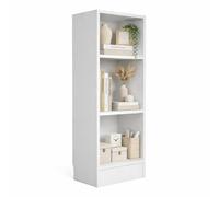 WELL HOME MOBILIARIO & DECORACIÓN Librería Estantería para Libros Turia 2 estantes Color Blanco 41 x 27 x 102 cm