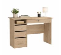WELL HOME MOBILIARIO & DECORACIÓN Mesa Escritorio de Estudio Jucar Oak,Color Roble,110 x 49 x76 cm