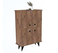 WELL HOME MOBILIARIO & DECORACIÓN Mueble Multiusos,100% Tablero de aglomerado rechapado en melamina, Color Atlantic Pino