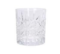 WELL HOME MOBILIARIO & DECORACIÓN Set de 4 Vasos de Cristal con Capacidad de 230 ml Ø7,5x8cm