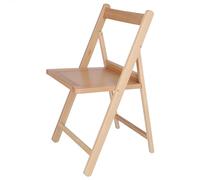 WELL HOME MOBILIARIO & DECORACIÓN Silla Norte en Madera de Haya, Acabado en Barniz, 43x47x79 cm