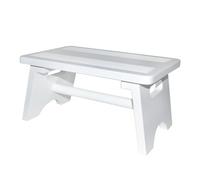Well home - taburete multifunción 'ara' desmontable blanco