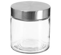 WELL HOME MOBILIARIO & DECORACIÓN Tarro hermético Ø11x12cm de vidrio y acero inoxidable 750ml