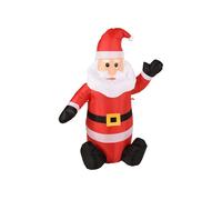 Well home papa noel inflable con luces led 120x85x45cm 16 cm