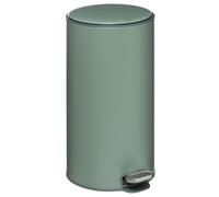 WELL HOME - Papelera / cubo de basura / contenedor de residuos con pedal 30L Retro verde delta