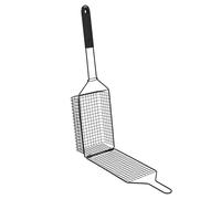 Well Home Parrilla-Cesto BBQ Antiadherente Negra 54x14x8cm