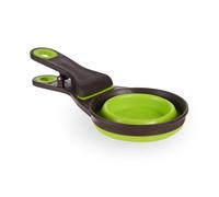 WELL HOME MOBILIARIO & DECORACIÓN Pinza Cuchara 3 en 1 Multiusos - 237ml Verde y Gris