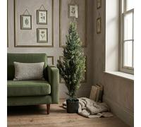 Wellhome Planta artificial decorativa Cedro realista para interiores 90 cm