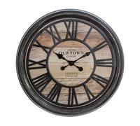 WELL HOME - Reloj decorativo en relieve en plástico Ø49x5cm