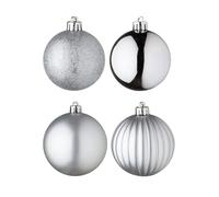 Well Home Set de 100 Bolas de Navidad color Dorado en tubo PET con diferentes diseños y acabados Wh 16020 25 x 25 x 50