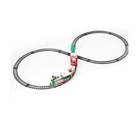 Well home set de 22 piezas de juego de tren de navidad con sonido y luz con vía de 283cm